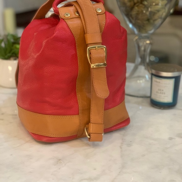Valentina Handbags - VALENTINA LEATHER BUCKET BAG
